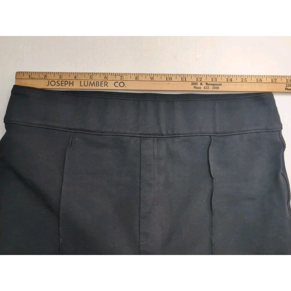 Spanx Womens 1X Ponte Flare Pants 20252R Black Stretch Pull On Slimming